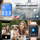 Relógio Esportivo Inteligente, Tela de Toque Completa de 4,65 cm com Mensagens, Atendimento e Realização de Chamadas, Monitoramento, Pedômetro Esportivo, Presente para Amigos