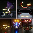 10pcs Car Bumper Reflective Safety Strip Stickers, Enhance Your Night Driving Security & Style