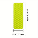 10pcs Car Bumper Reflective Safety Strip Stickers, Enhance Your Night Driving Security & Style