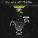 10pcs Car Bumper Reflective Safety Strip Stickers, Enhance Your Night Driving Security & Style