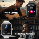 Relógio Esportivo Inteligente, Tela de Toque Completa de 4,65 cm com Mensagens, Atendimento e Realização de Chamadas, Monitoramento, Pedômetro Esportivo, Presente para Amigos