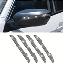 2pcs Sparkling Rhinestone Car Door Side Guards - Scratch & Collision Protection, Durable PVC with Elegant Rhinestone Trim for Rearview Mirrors & Door Protection, Stylish Car Exterior Accessories, Scratch Resistant Cover, Rhin