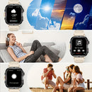 Smartwatch Full Touch de Alta Definição, Adequado para Homens e Mulheres - Chamadas/SMS Sem Fio, Vários Modos de Esporte, Carregamento USB, Caixa de Liga/Pulseira de Silicone