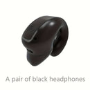 Fone de ouvido sem fio de um só lado com condução óssea, estilo com presilha na orelha, design aberto, adequado para esportes como corrida e ciclismo, com redução de ruído para chamadas telefônicas.