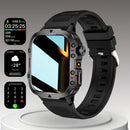 Smartwatch Full Touch de Alta Definição, Adequado para Homens e Mulheres - Chamadas/SMS Sem Fio, Vários Modos de Esporte, Carregamento USB, Caixa de Liga/Pulseira de Silicone