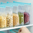 60pcs Airtight Food Storage Bags with 3 Sizes - Heavy-Duty Plastic Multi-Use Sealable Bags Suitable for Fruits, Grains, Vegetables, Meats - Kitchen Pantry Organization & Freshness Preservation
