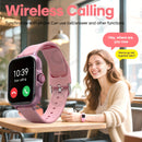 Novo Smartwatch com Tela Touch Full HD, Unissex, com Chamadas e Notificações de Mensagens sem Fio, Papel de Parede para Relógio, Compatível com Android e iPhone