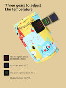 Aquecedor de Leite e Água USB, Bolsa Isolante para Carrinho de Bebê, Aquecedor de Mamadeira para Amamentação, Aquecedor Portátil de Mamadeira, Natal, Halloween