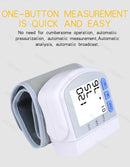 Monitor de Pressão Arterial Digital de Pulso Médico Medidor de Pulso e Frequência Cardíaca Esfigmomanômetro LCD Portátil para Cuidados com a Saúde