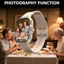 Novo Smartwatch com Tela Touch Full HD, Unissex, com Chamadas e Notificações de Mensagens sem Fio, Papel de Parede para Relógio, Compatível com Android e iPhone