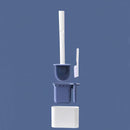 2 in 1 Silicone Brush for Toilet Bowl - Private Bathroom Base, High Efficiency