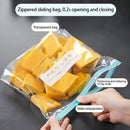 60pcs Airtight Food Storage Bags with 3 Sizes - Heavy-Duty Plastic Multi-Use Sealable Bags Suitable for Fruits, Grains, Vegetables, Meats - Kitchen Pantry Organization & Freshness Preservation