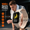 Novo Smartwatch com Tela Touch Full HD, Unissex, com Chamadas e Notificações de Mensagens sem Fio, Papel de Parede para Relógio, Compatível com Android e iPhone