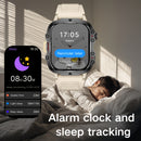 Smartwatch Full Touch de Alta Definição, Adequado para Homens e Mulheres - Chamadas/SMS Sem Fio, Vários Modos de Esporte, Carregamento USB, Caixa de Liga/Pulseira de Silicone