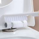 2 in 1 Silicone Brush for Toilet Bowl - Private Bathroom Base, High Efficiency