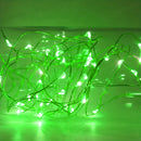 ROKASLO 1 pacote de luzes de fadas de 5 metros, 50 luzes de LED estilo conto de fadas, luzes LED alimentadas por 3 pilhas AA, adequadas para decorações como Natal, casamentos, festas, férias em família, encontros, casamentos, etc. (sempre acesas)