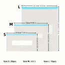 60pcs Airtight Food Storage Bags with 3 Sizes - Heavy-Duty Plastic Multi-Use Sealable Bags Suitable for Fruits, Grains, Vegetables, Meats - Kitchen Pantry Organization & Freshness Preservation